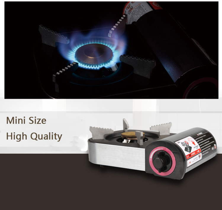 Mini Size outdoor camping stove aluminum alloy butane gas stove small gas burner