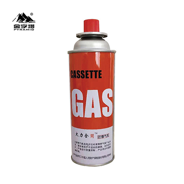 Manufacturer 0.35mm top cover and 0.32mm  bottom cover empty Aerosol Tinplate butane gas can with valve and cap