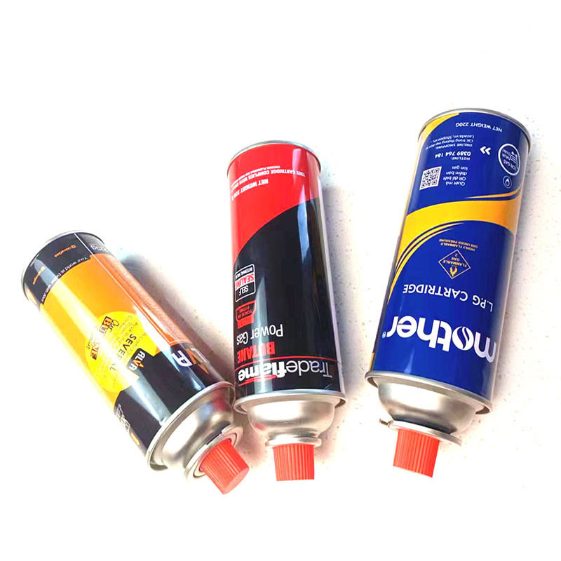 Manufacturing portable butane gas cartridge camping butane gas fuel for stoves