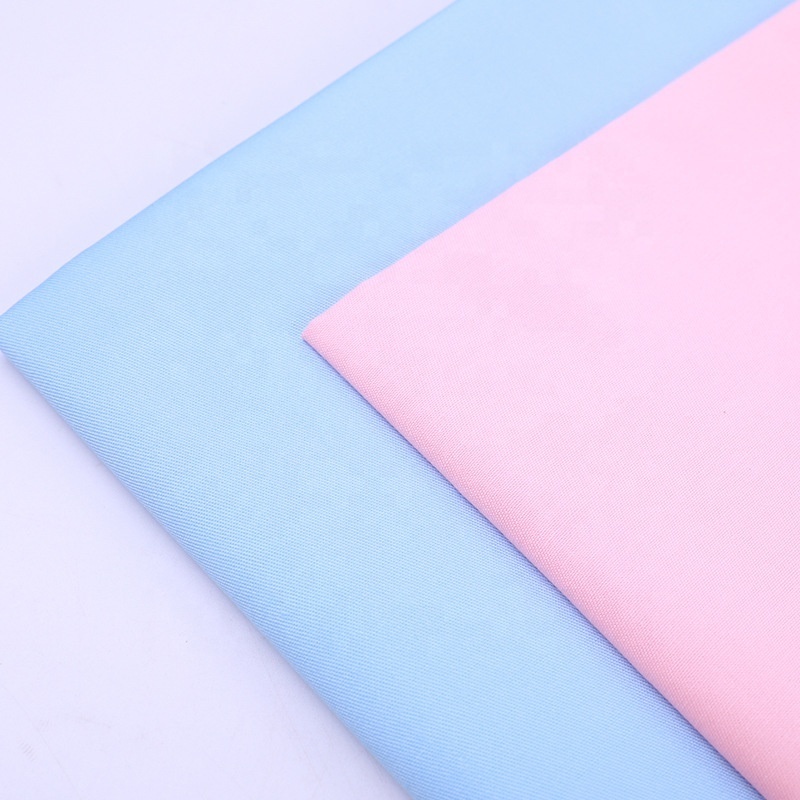 wholesale popular good quality stock lot 220gsm double spandex polyester cotton twill fabric