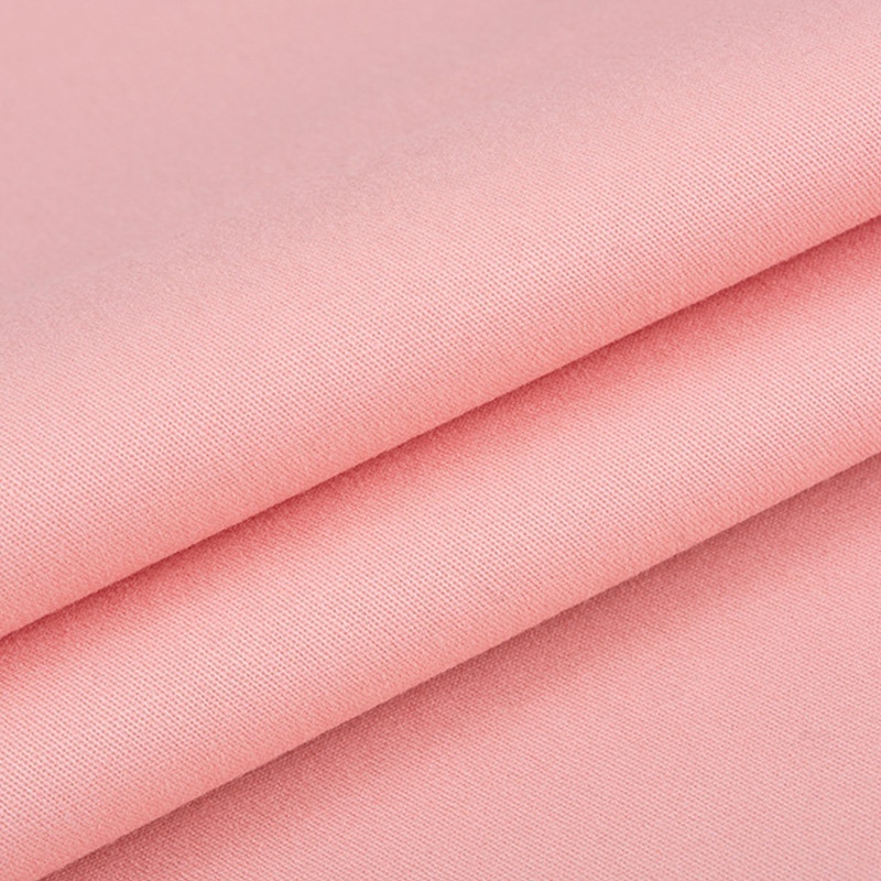 wholesalers cotton combed textile double twill 140 gsm drill raw material cotton rib knit tela polyester fabric