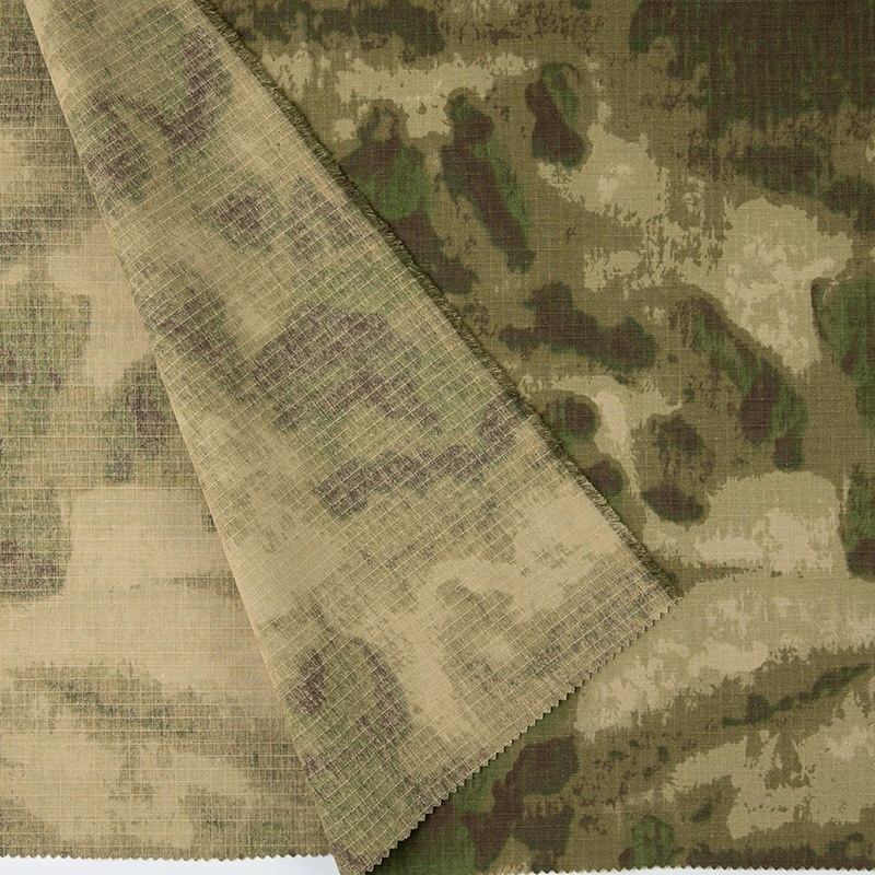 Fabric Factory Wholesale Twill Polyester Cotton Material Green Woodland Camouflage Fabric Outdoor Hunting Clothing