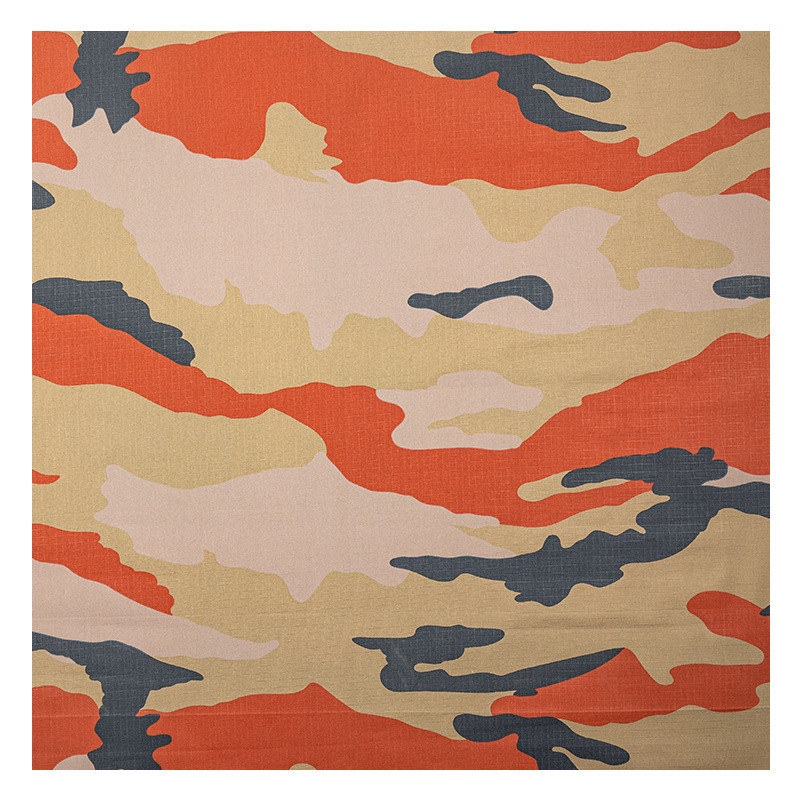 Camo textile manufacturer weave twill water proof anti-pull realtree 80polyester 20cotton tree printed ripstop camouflage fabric