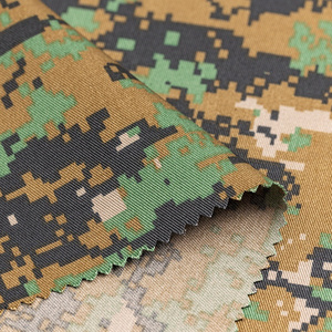 T/C 80/20 textile supplier tree plant pattern woven twill German camouflage camo workwear fabric for trouser Oman