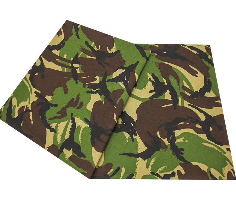 65% polyester 35% cotton twill woodland realtree camouflage fabric