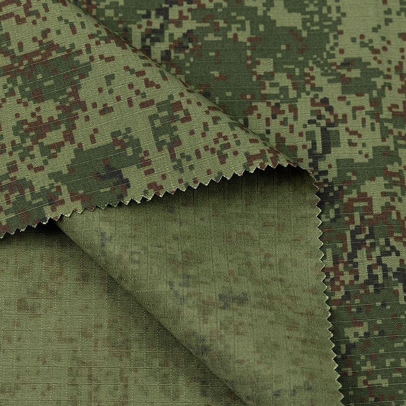 Fabric Factory Twill Style TC Polyester Cotton Water ABU Tiger Stripe Camouflage Fabric For Milispec Uniform