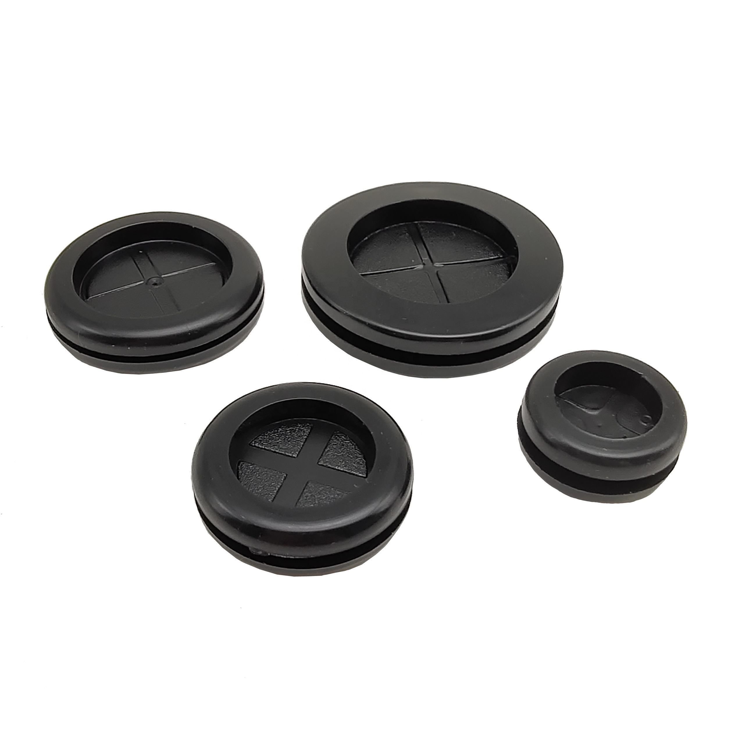 High Quality   black Square Oval Rubber Grommet For Cable