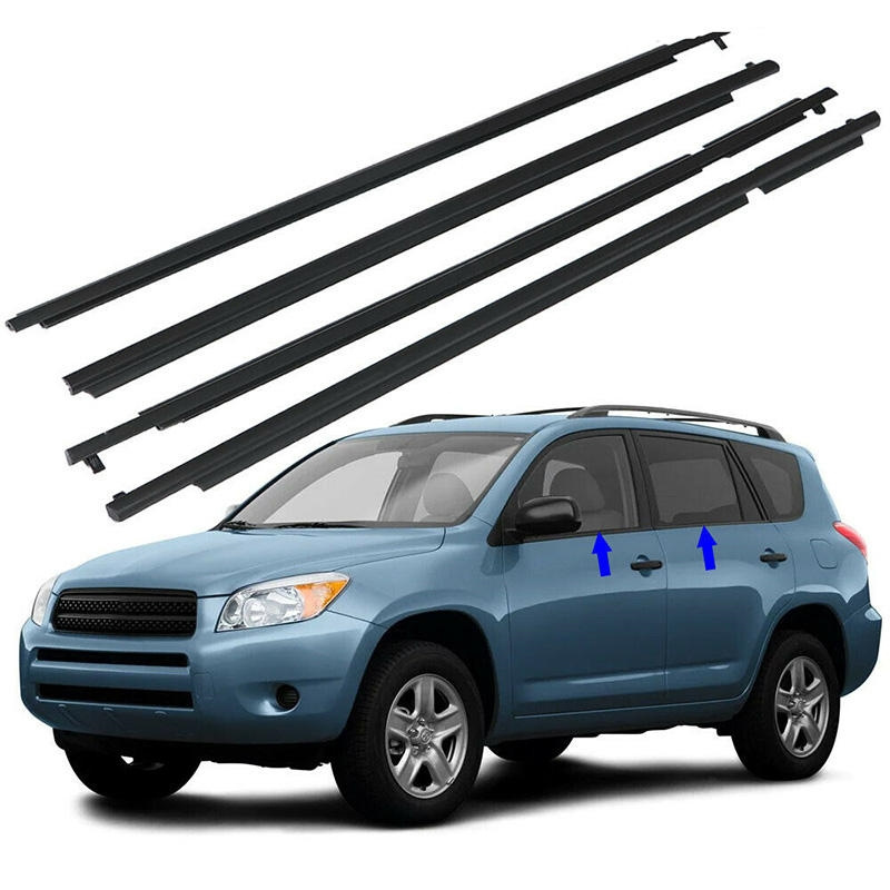 Hot Sale Car Outside Rubber Window Seal Belt Moulding Trim Window Weatherstrip For Toyota RAV4 2006-2013 75720-42030