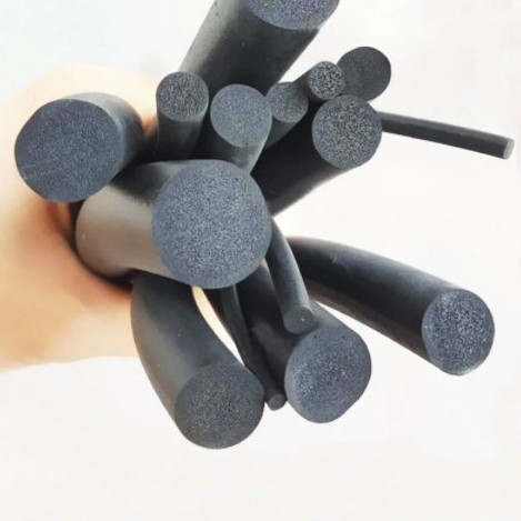 Wholesale EPDM Rubber Extruded Round Shape Sealing Strip/O-type EPDM foam sealing