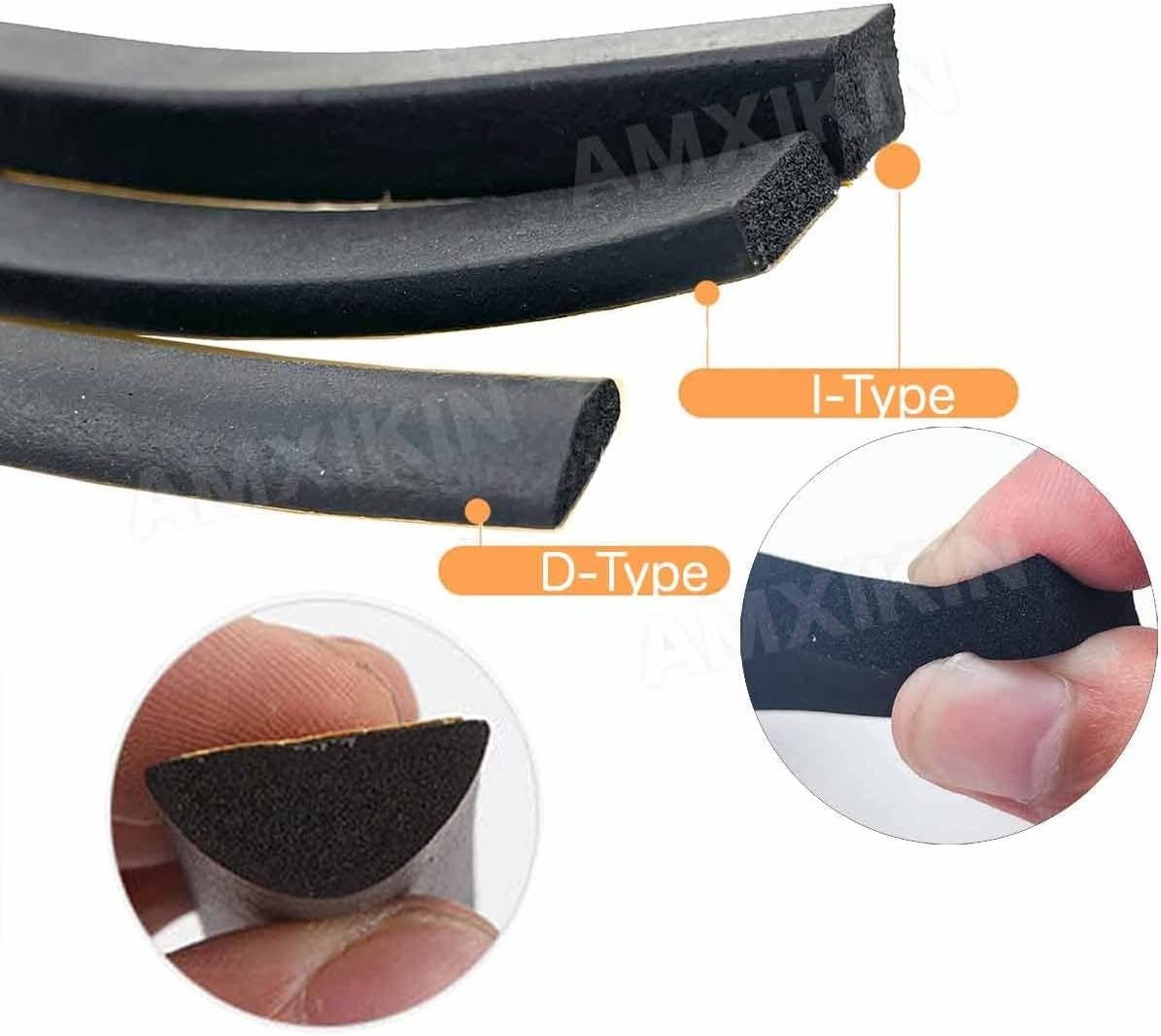 Self Adhesive door extrusion foam rubber sponge EPDM seal strip