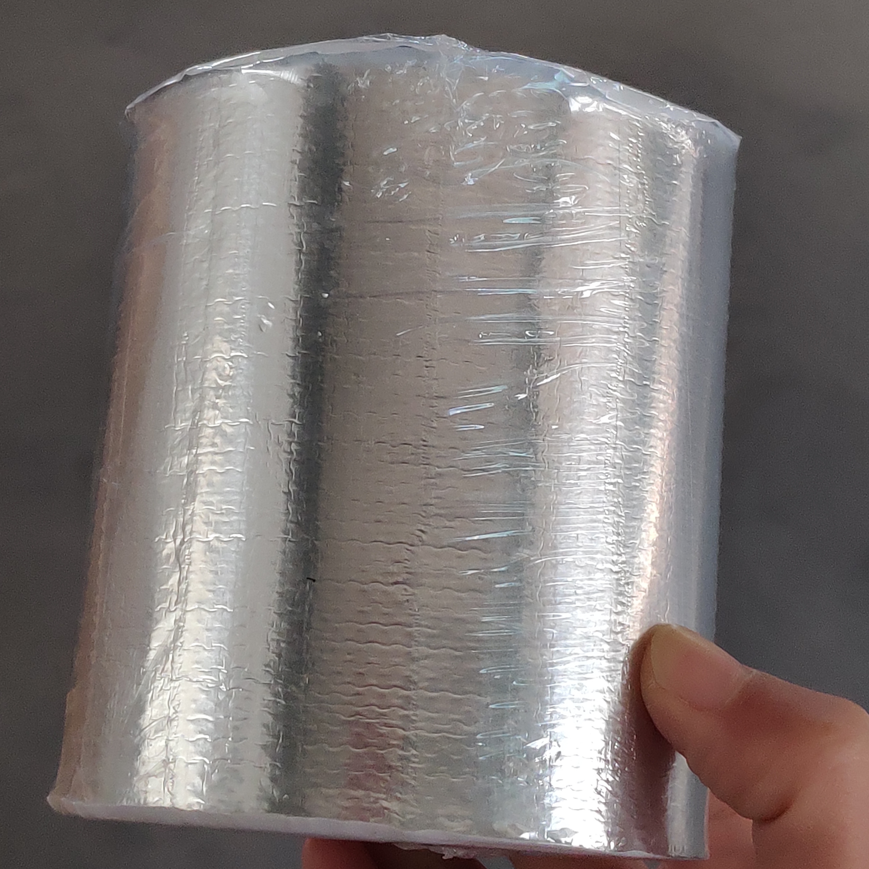 0.7mm thickness aluminium foil butyl rubber tape waterproof membrane for roof leaking