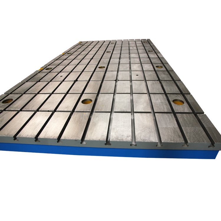 Customized Durable Cast Iron Surface Plate T Slot weld Table