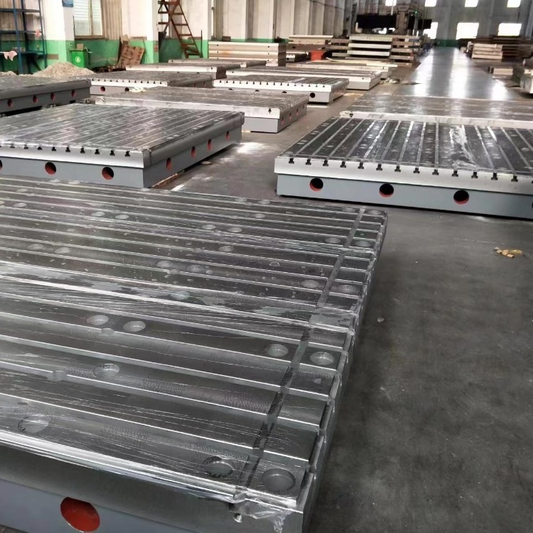 Customized Durable Cast Iron Surface Plate T Slot weld Table