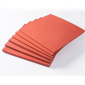 1mm 2mm 3mm 4mm 5mm 6mm 7mm 8mm 10mm 12mm Grey Black Red Orange Waterproof Silicone Sponge Rubber Foam Sheet For Gaskets Sealing