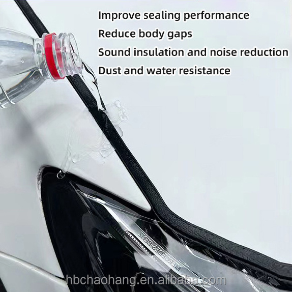 Waterproof Universal D B Z P Car Door Window Trunk Rubber Seal Strips Sunroof Sound poof Duct proof