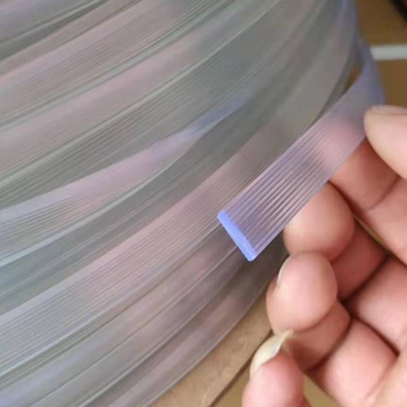 Clear Rubber Profile Silicone Strip For Light Boxes silicone strips 11*3mm flat silicone sealing strips for lightbox