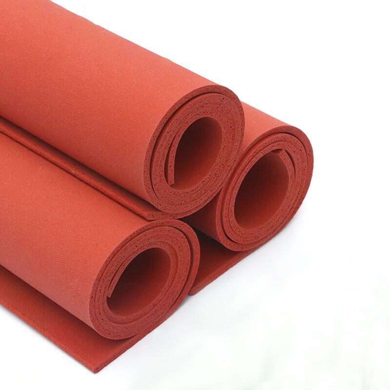 1mm 2mm 3mm 4mm 5mm 6mm 7mm 8mm 10mm 12mm Grey Black Red Orange Waterproof Silicone Sponge Rubber Foam Sheet For Gaskets Sealing