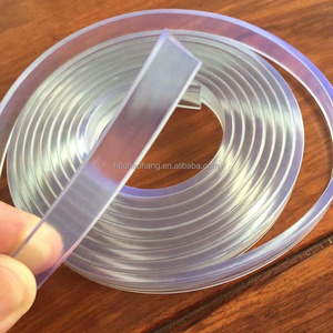 Clear Rubber Profile Silicone Strip For Light Boxes silicone strips 11*3mm flat silicone sealing strips for lightbox