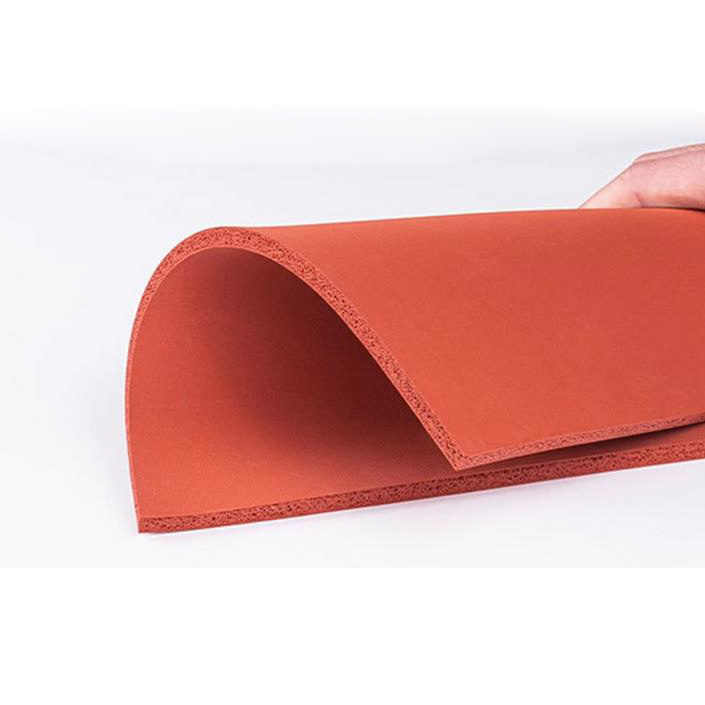 1mm 2mm 3mm 4mm 5mm 6mm 7mm 8mm 10mm 12mm Grey Black Red Orange Waterproof Silicone Sponge Rubber Foam Sheet For Gaskets Sealing