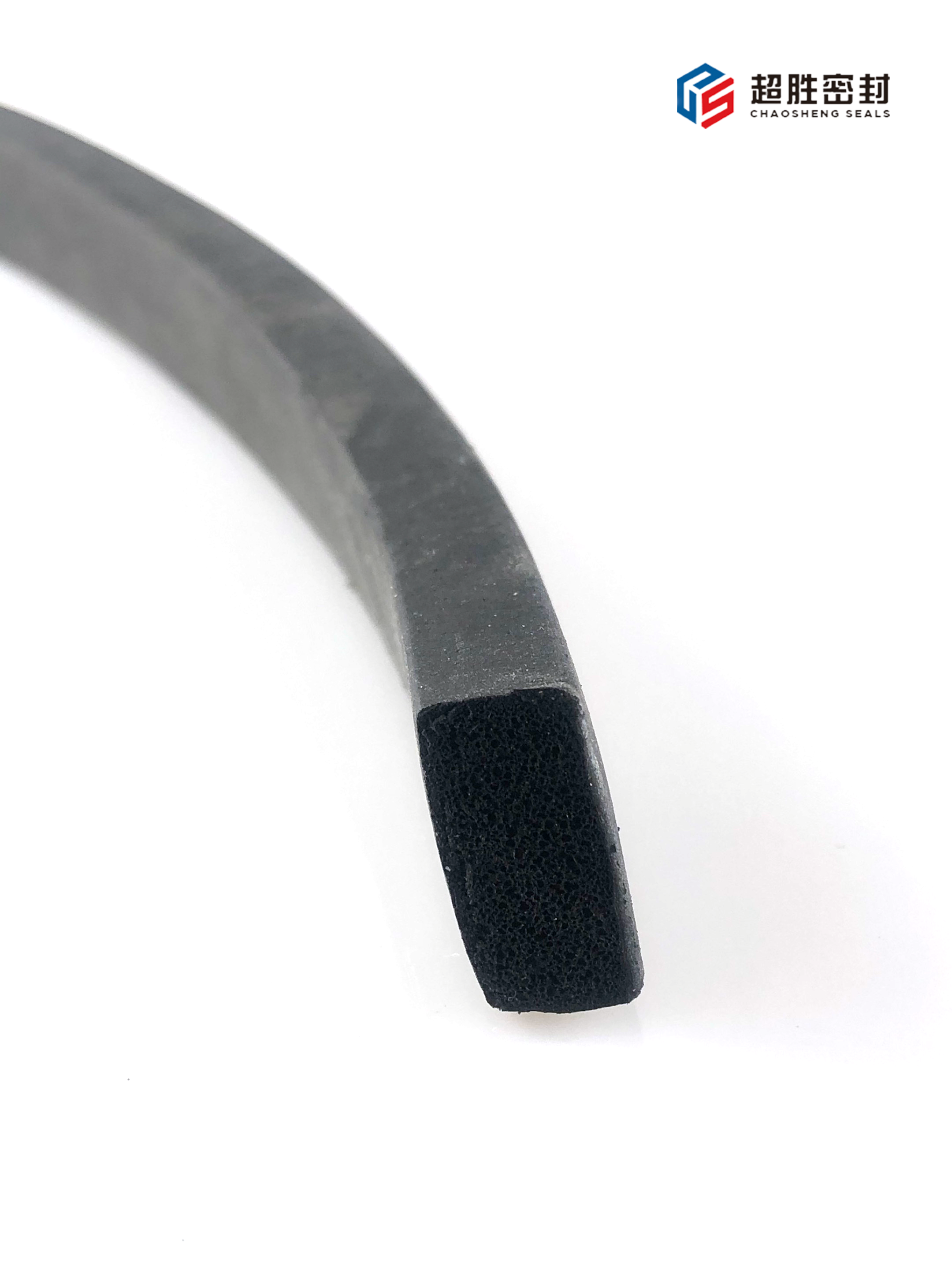 EPDM rubber windproof seal and foam used for door and window adhesive foam sealing strip