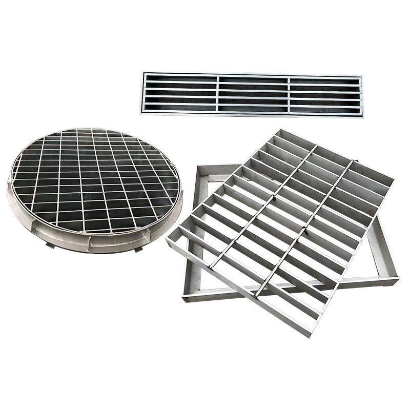 Steel Grating Platform Manufacturer Heavy Duty Grating Trench Cover China Anti-Theft Trench Cover Grating