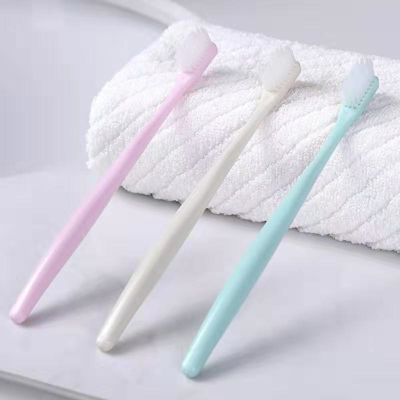 Hotel disposable toothbrush set Japanese Korean style square head toothbrush