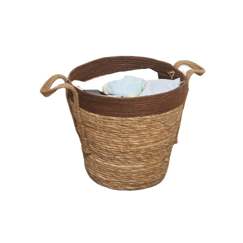 Hot sales Woven Basket Household Large Capacity Basket for Dirty Clothes Toy Miscellaneous Storage