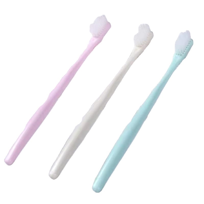 Hotel disposable toothbrush set Japanese Korean style square head toothbrush