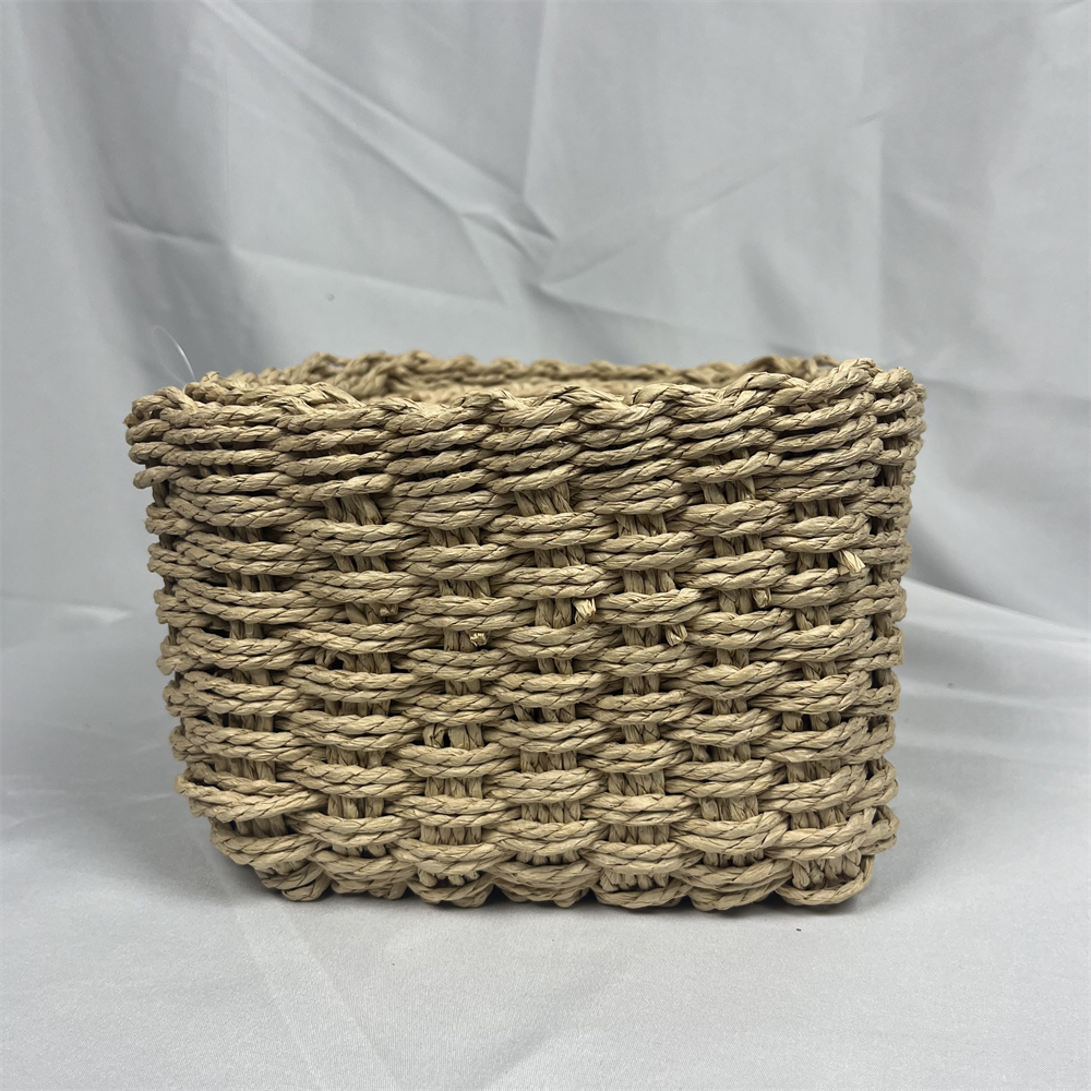 Handmade Baskets Rectangle Home Handwoven Miscellaneous storage basket Storage Wicker Basket