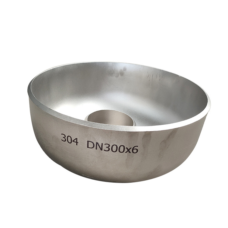 Customized size dished end caps head petroleum seamless Metal Threaded Welding 50mm end cap stainless steel