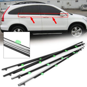 4 piece Weatherstrip window trim trim car exterior window seal for Honda CR-V compatible 2007 2008 2009 2010 2011