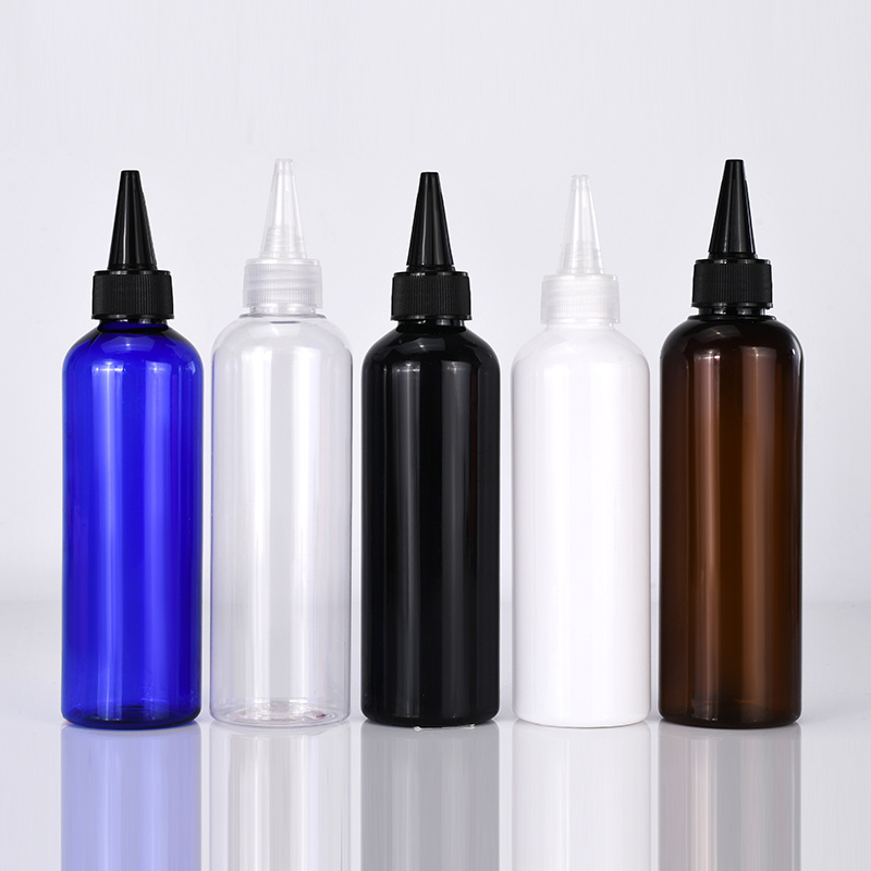 Wholesale 30ml 60ml 100ml 120ml 250ml 500ml refillable squeezable tip cap oil tomato salad dressing container pet spray bottle