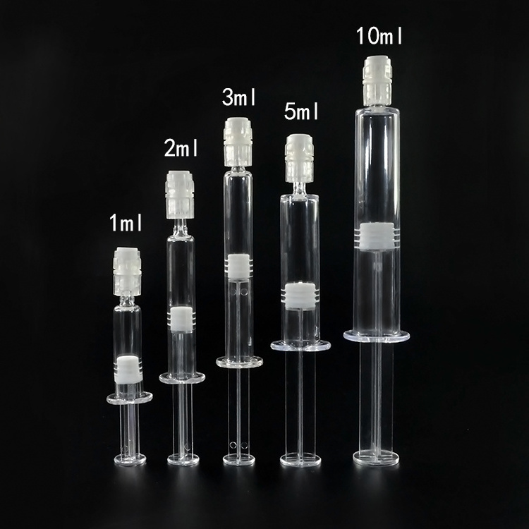 empty Eyebrow mascara cream serum cosmetic plastic syringe airless bottle tube 1ml 2ml 3ml 5ml 10ml 20ml