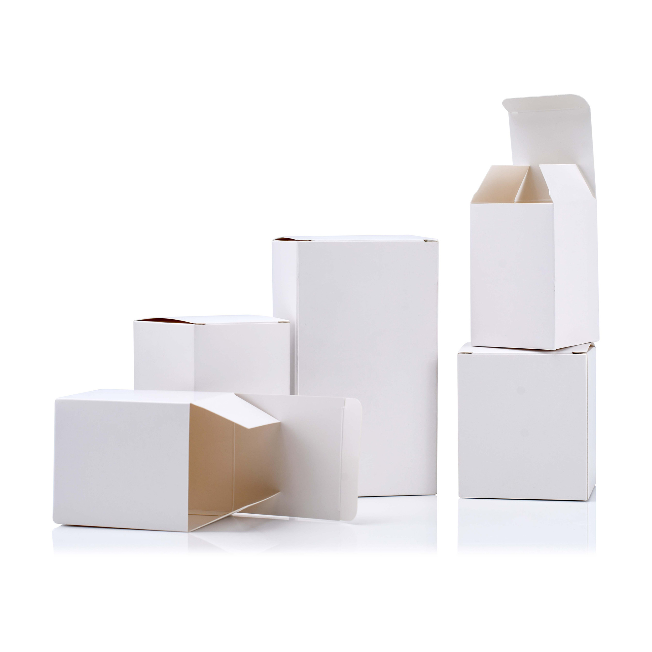 Factory Price Wholesale Custom Logo Print Folding Cosmetic Cardboard Paper Boxes Packaging for Cosmetic Bottles and Jars