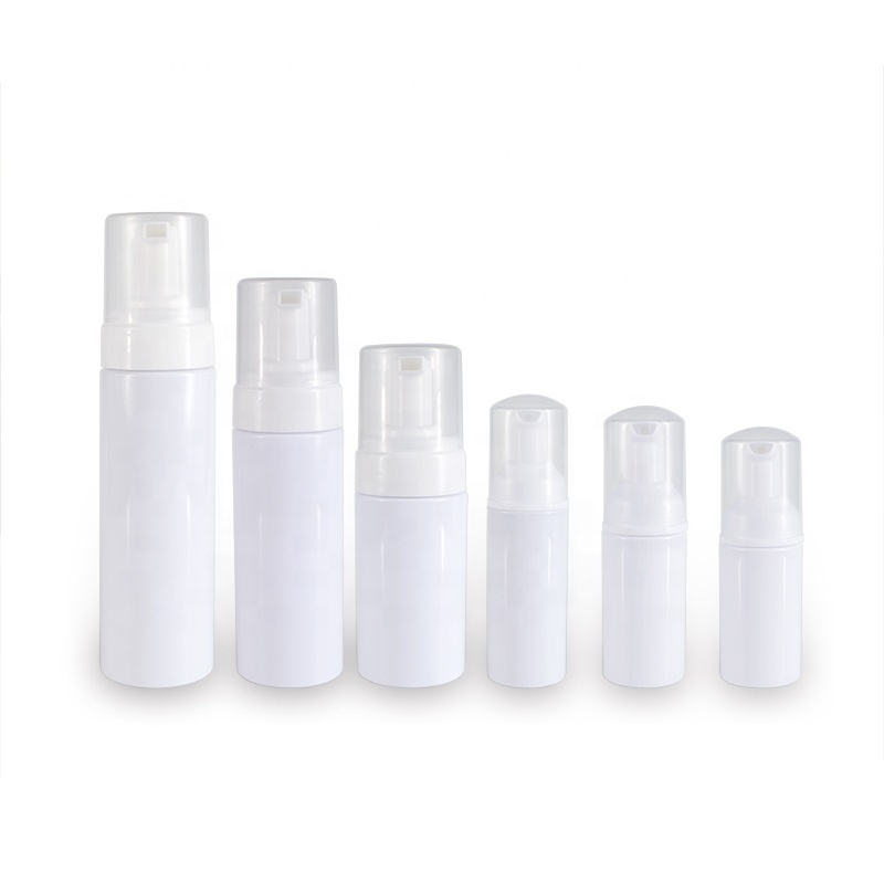 Wholesale 30ml 40ml 50ml 60ml 80ml 100ml 150ml 200ml 250ml teeth whitening mousse white plastic soap foam pump bottle