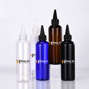 Wholesale 30ml 60ml 100ml 120ml 250ml 500ml refillable squeezable tip cap oil tomato salad dressing container pet spray bottle