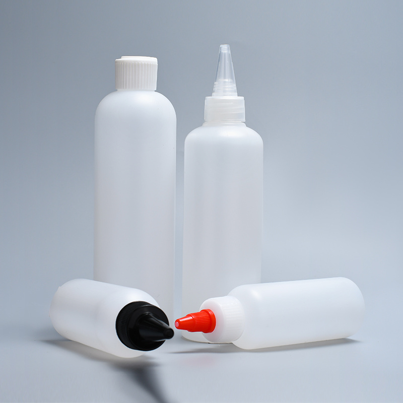 Wholesale Factory Price 30ml 60ml 100ml 120ml 250ml 500ml 1000ml HDPE Plastic Squeeze Glue Bottle with Twist Top Cap