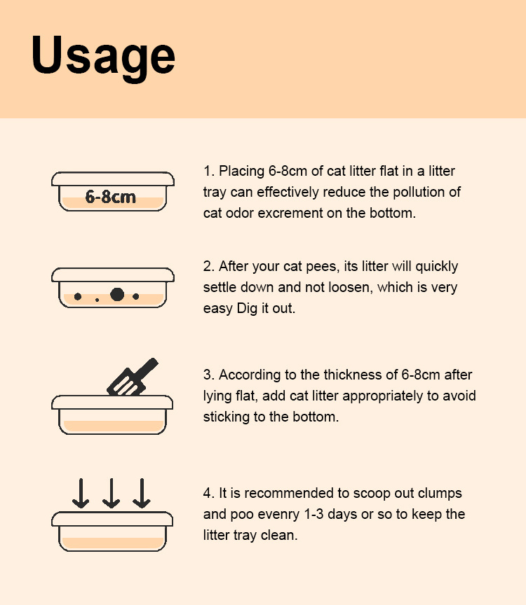 Cat litter manufacturer Odor Control Easy Clean Premium Mixed cat litter sand