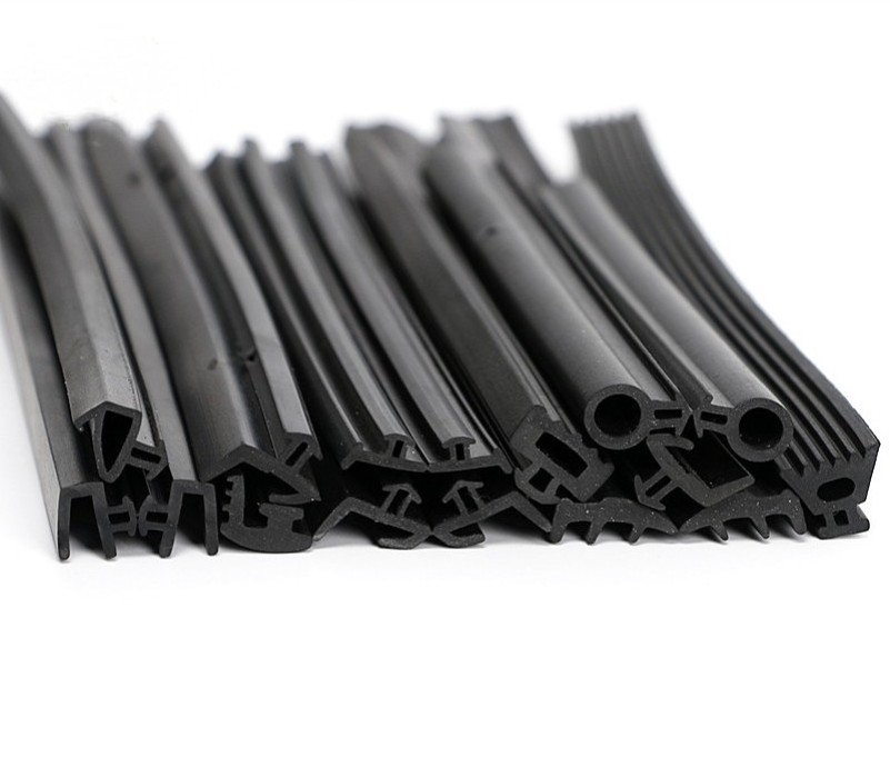 Wholesale car door window glass black epdm rubber seal strip epdm foam skeleton sealing rubber strip oem