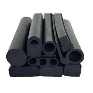 Wholesale car door window glass black epdm rubber seal strip epdm foam skeleton sealing rubber strip oem