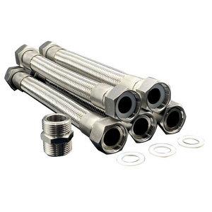 304 Stainless Steel wire braided Flexible hose Tube High Temperature Corrugated Metal Hose