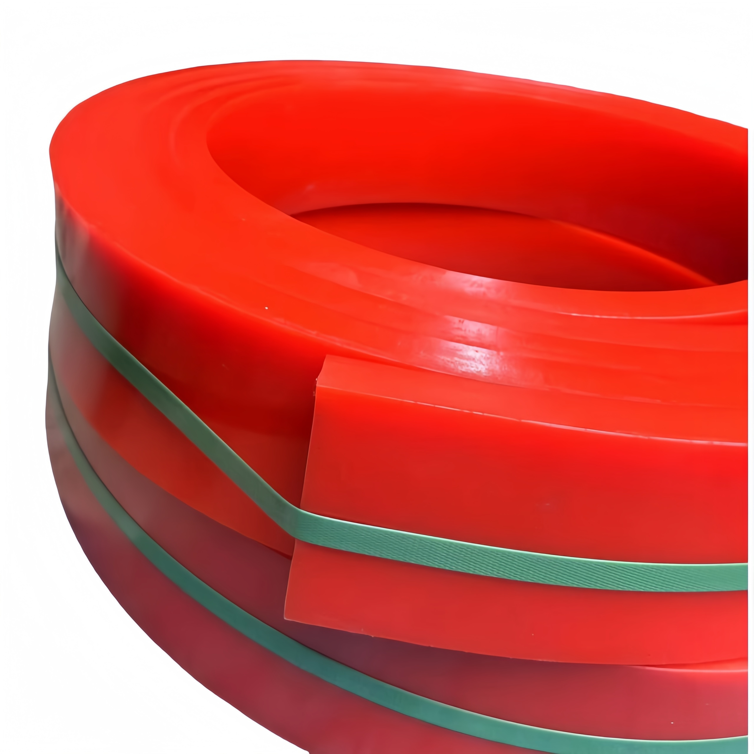 Polyurethane Rubber Chute Skirt Liner for Conveyor Belt Baffle Skirt Baffle Industrial Rubber Products