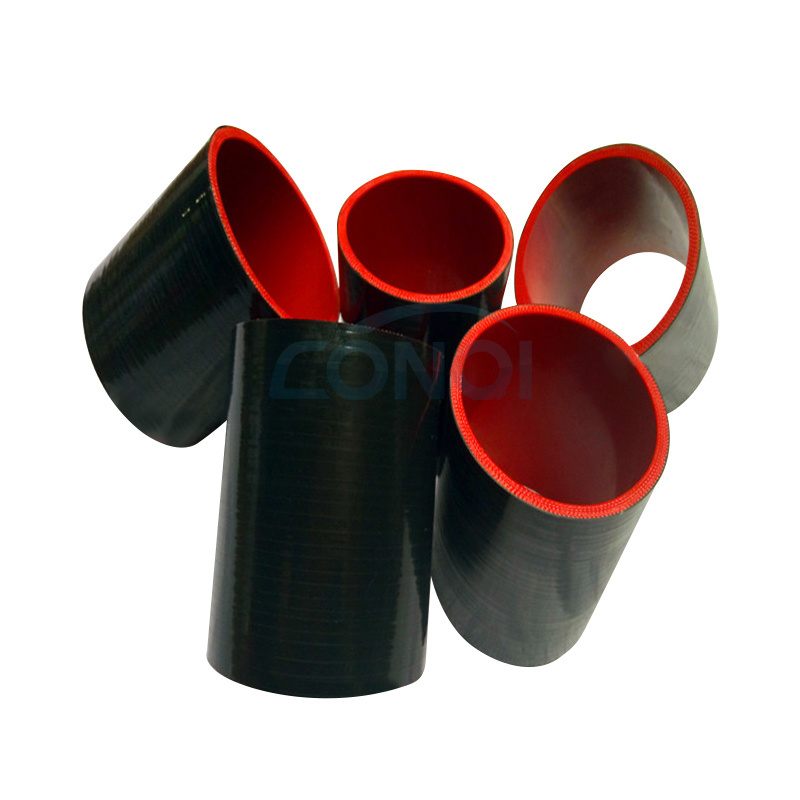 Universal Straight 4-ply Silicone Intercooler Turbo Intake Tube Coupler Hose Black  51mm 60mm 63mm 76mm Silicone Hose