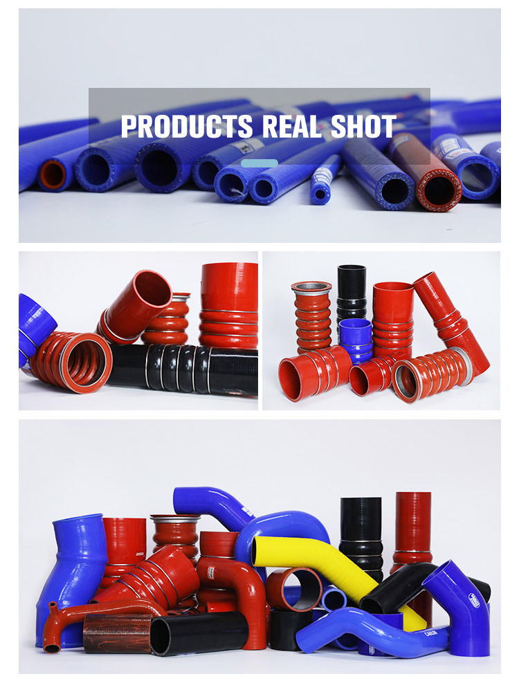 Universal Straight 4-ply Silicone Intercooler Turbo Intake Tube Coupler Hose Black  51mm 60mm 63mm 76mm Silicone Hose