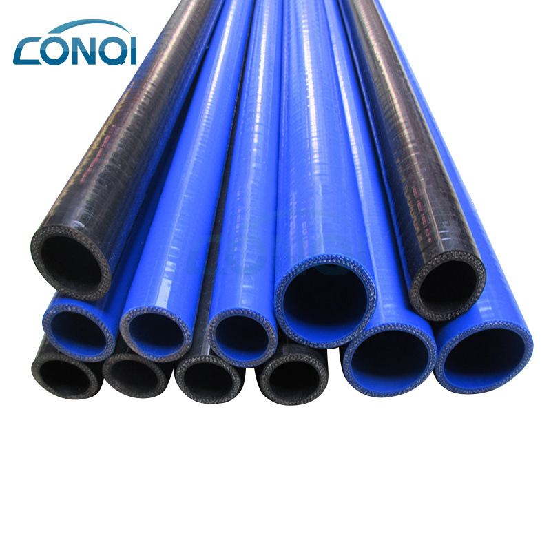 Factory Wholesale Customized Flexible Silicone Water Black Hose One Meter Straight Silicone Hose