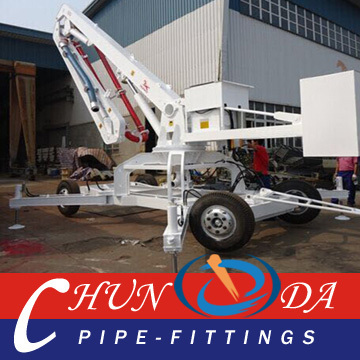 concrete pump mobile hydraulic placing boom