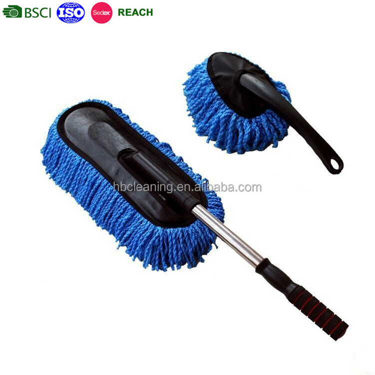 cotton car dust brush microfiber  car cleaning brush