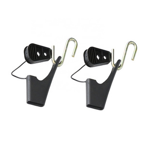 High Quality plastic fiber optical ftth tension Drop Wire cable Clamp with Steel S Hook and Shim