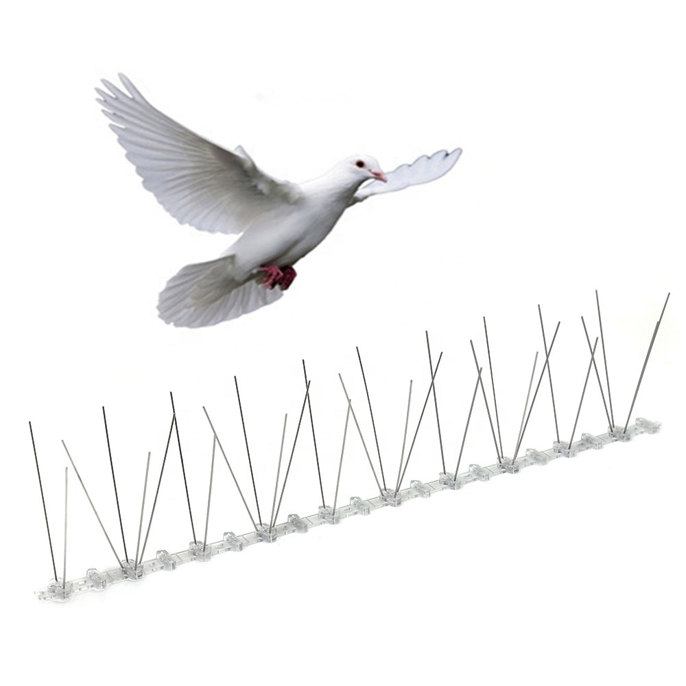 Hot Sale Factory pigeon scarers anti plastic bird spikes traps