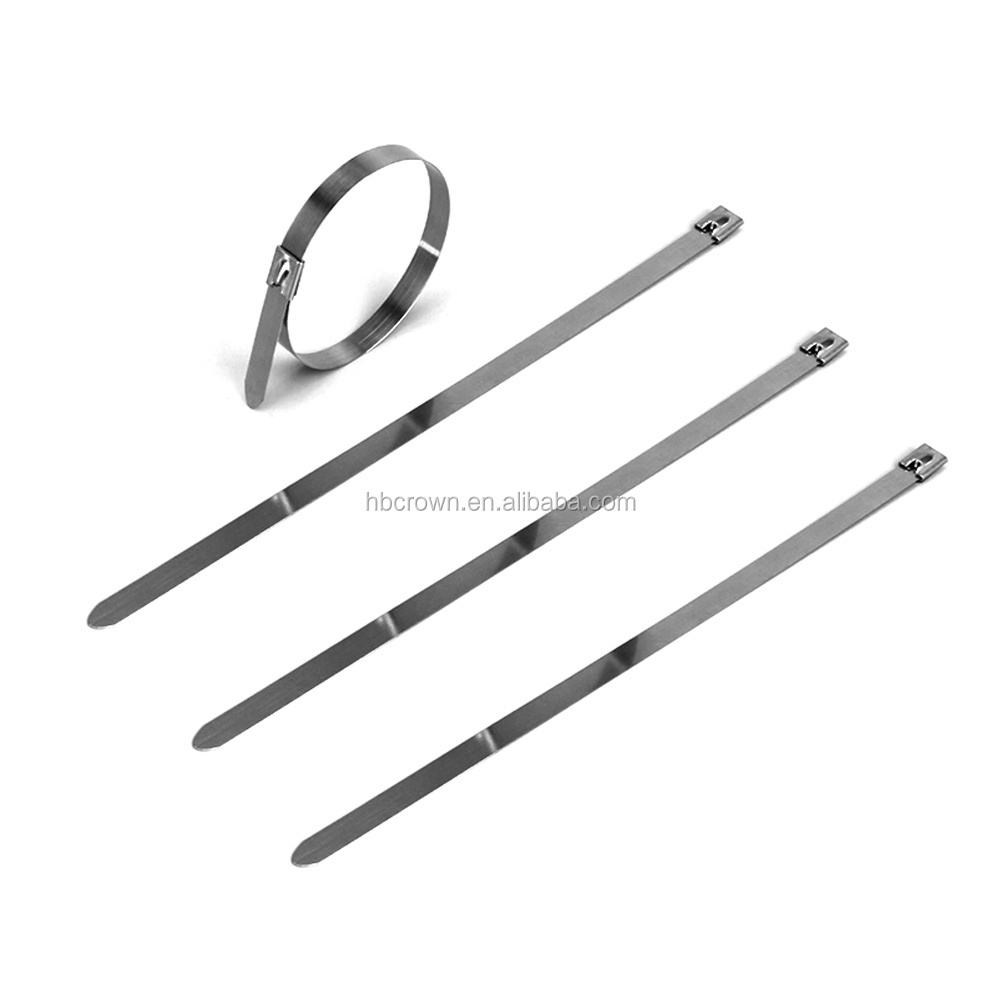 High strength fire resistance stainless steel cable ties